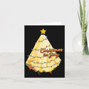Kerstmis in juli Ananas Kerstboom Zomer  Kaart