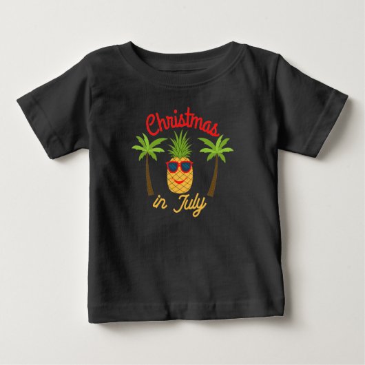 Kerstmis In Juli Ananas T-Shirt (Voorkant)