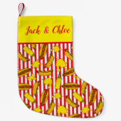 Kerstmis in juli BBQ Food Patroon Kleine Kerstsok (Voorkant)