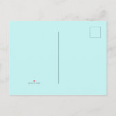 Kerstmis in juli BBQ Palm Tree Uitnodiging Briefkaart (Achterkant)