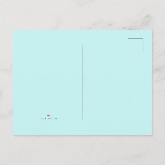 Kerstmis in juli BBQ Palm Tree Uitnodiging Briefkaart (Achterkant)