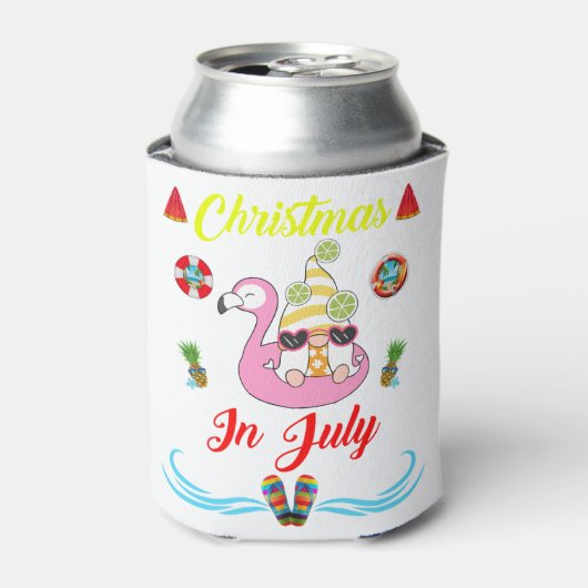 Kerstmis in juli blikjeskoeler (Blikje Voorkant)