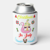 Kerstmis in juli blikjeskoeler (Blikje Achterkant)