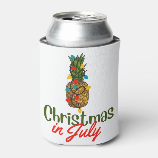 Kerstmis in juli blikjeskoeler (Blikje Voorkant)