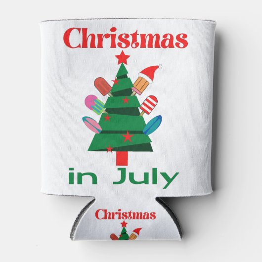 Kerstmis in juli blikjeskoeler (Voorkant)