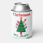 Kerstmis in juli blikjeskoeler (Blikje Achterkant)