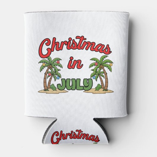 Kerstmis in juli blikjeskoeler (Voorkant)