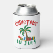 Kerstmis in juli blikjeskoeler (Blikje Voorkant)