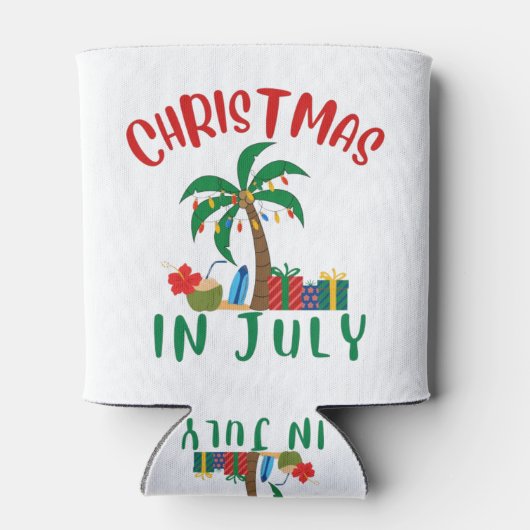 Kerstmis in juli blikjeskoeler (Achterkant)