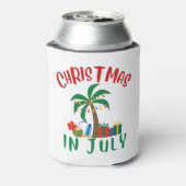 Kerstmis in juli blikjeskoeler (Blikje Achterkant)