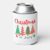 Kerstmis in juli blikjeskoeler (Blikje Achterkant)