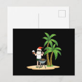 Kerstmis in juli briefkaart (Voorkant / Achterkant)