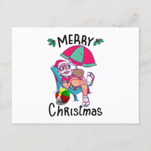 Kerstmis in juli briefkaart