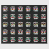 Kerstmis In Juli Bril Zomer Strand Cadeaupapier (Vlak)