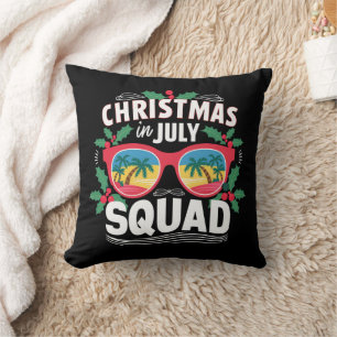 Kerstmis In Juli Bril Zomer Strand Kussen