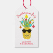 Kerstmis in juli cadeaulabel (Voorkant)