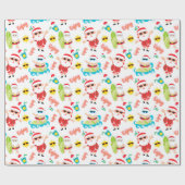 Kerstmis in juli cadeaupapier (Vlak)