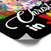 Kerstmis in juli Cute Anime Mermaid Santa Hat Sum Poster (Hoek)