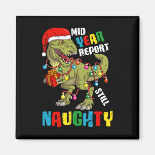 Kerstmis in juli Dinosaur T Rex Zomer Kinderen Jon Magneet
