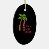 Kerstmis in juli doorsnee kermis keramisch ornament (Rechts)