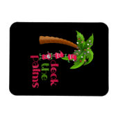 Kerstmis in juli doorsnee kermis magneet (Horizontaal)