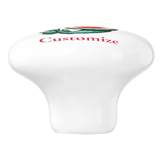 Kerstmis in juli Elf Zeemeermin Thunder_Cove Keramische Knop (Zijkant)