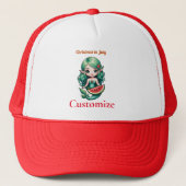 Kerstmis in juli Elf Zeemeermin Thunder_Cove Trucker Pet (Voorkant)