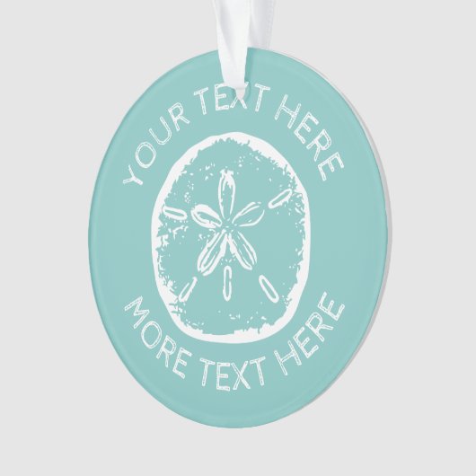 Kerstmis in juli en dollar aangepaste fotoboom ornament (voorkant)