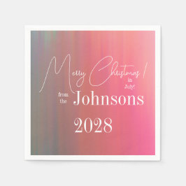 Kerstmis in juli Familiefeest Servet