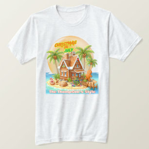 Kerstmis in juli Familiestijl T-shirt