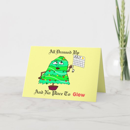 Kerstmis in Juli Feestdagen Kaart (Voorkant)