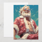 Kerstmis in juli feestdagenkaart (Voorkant / Achterkant)