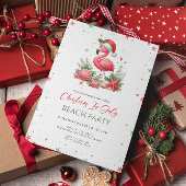 Kerstmis in juli Flamingo Kaart