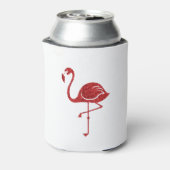 Kerstmis in juli Flamingo print Blikjeskoeler (Blikje Achterkant)