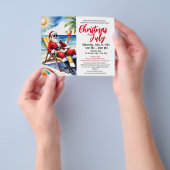 Kerstmis in juli flyer (Hand)