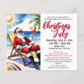 Kerstmis in juli flyer (Voorkant)