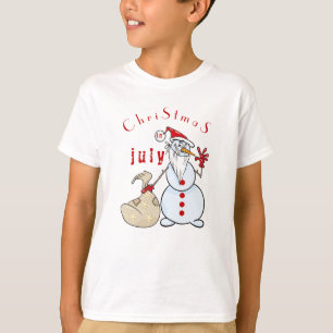 Kerstmis in juli Frosty's juli Bloom Bag T-shirt