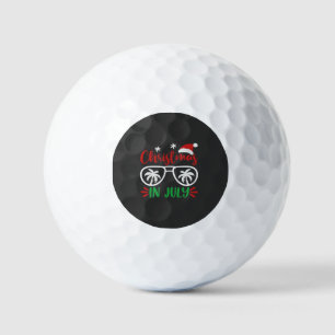 Kerstmis in juli Funny Xmas Kerstman Vakantie Zome Golfballen