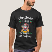 Kerstmis in juli geen koekjes die alleen maar de k t-shirt (Voorkant)
