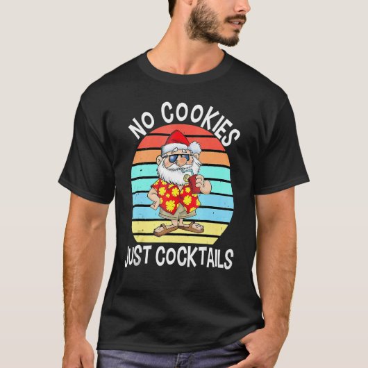 Kerstmis in juli geen koekjes t-shirt (Voorkant)