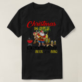 Kerstmis in juli: geen melk en koekjes boren gewoo t-shirt (Design voorkant)