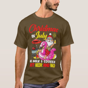 Kerstmis in juli: geen melk en koekjes boren gewoo t-shirt