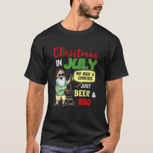 Kerstmis in juli: geen melk en koekjes boren gewoo t-shirt