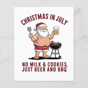 Kerstmis in juli: geen melk, geen koekjes, gewoon flyer
