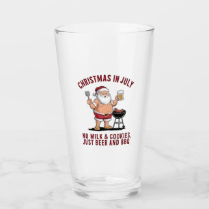 Kerstmis in juli: geen melk, geen koekjes, gewoon glas