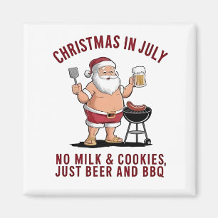 Kerstmis in juli: geen melk, geen koekjes, gewoon magneet