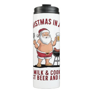 Kerstmis in juli: geen melk, geen koekjes, gewoon thermosbeker