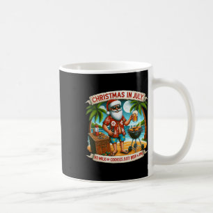 Kerstmis in juli geen melk of koekjes, gewoon bier koffiemok
