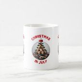 Kerstmis in juli, glasklare profiteroles koffiemok (Center)