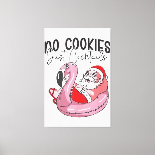 Kerstmis in juli Grappige Zomer Kerstmis Canvas Afdruk (Voorkant)